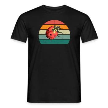 Insect crawling flies wings ants insects - Men's T-Shirt - black - Front - AI Model Male 178 light (178cm)
