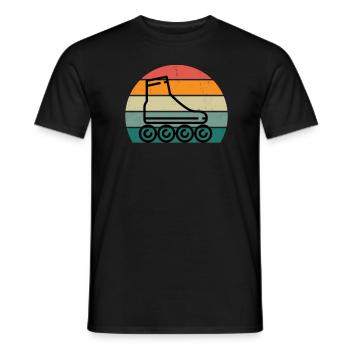 Patineur à roues alignées Patineur à roues alignées Patineurs à roues alignées - T-shirt homme - noir - Devant - AI Model Male 178 light (178cm)