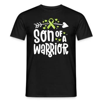 Sohn eines Kriegers Lymphom Krebs Bewusstsein Familie - Männer T-Shirt - Schwarz - Vorne - AI Model Male 178 light (178cm)