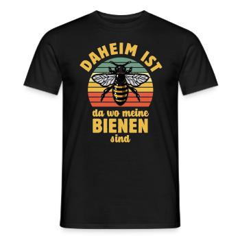 Bienenflüsterer - Biene - Imker- Honig - Männer T-Shirt - Schwarz - Vorne - AI Model Male 178 light (178cm)