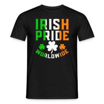St. Patrick´s Day Irish Pride Stolz Klee - Männer T-Shirt - Schwarz - Vorne - AI Model Male 178 light (178cm)
