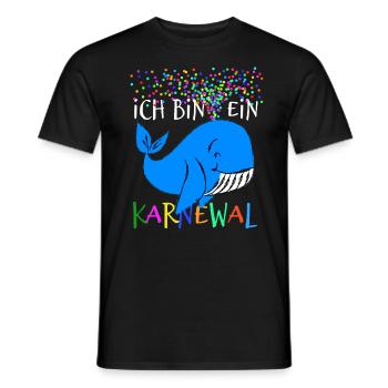 Ich bin ein Karnewal - Fastnacht - Karneval - Männer T-Shirt - Schwarz - Vorne - AI Model Male 178 light (178cm)