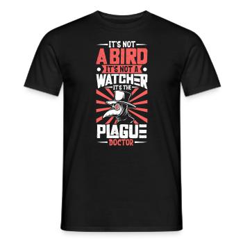 It's not a bird - Pestdoktor - Männer T-Shirt - Schwarz - Vorne - AI Model Male 178 light (178cm)