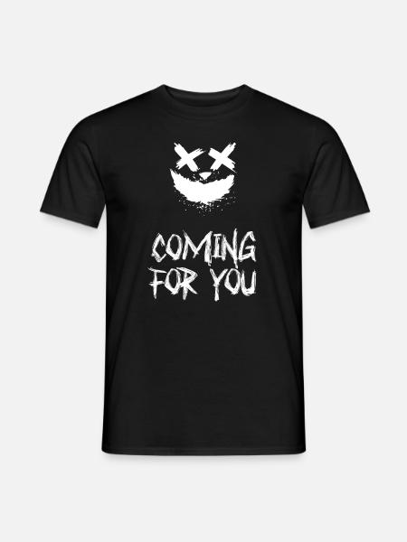 Venir pour vous – Effrayant - T-shirt homme - noir