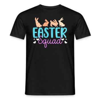 Ostern Kader Hoppy Kaninchen Christliche Ferien - Männer T-Shirt - Schwarz - Vorne - AI Model Male 178 light (178cm)