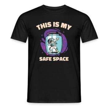 Weltraum Astronaut Starry Mystische Astronomie - Männer T-Shirt - Schwarz - Vorne - AI Model Male 178 light (178cm)