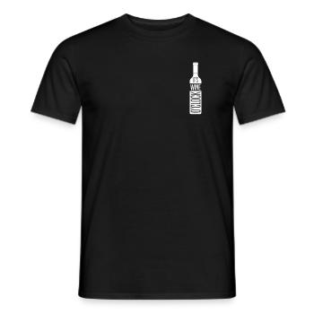 It's Wine O'Clock - Funnier - Men's T-Shirt - black - Front - AI Model Male 178 light (178cm)