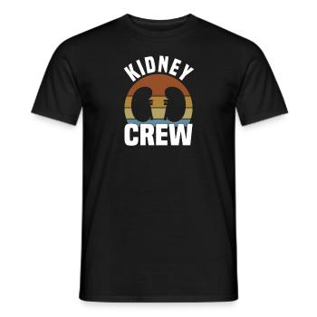 Nierentransplantation Dialyse Niere - Männer T-Shirt - Schwarz - Vorne - AI Model Male 178 light (178cm)