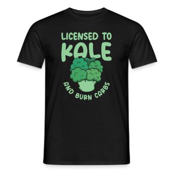 Keto Diät Ernährungsberater Grünkohl Keto - Männer T-Shirt - Schwarz - Vorne - AI Model Male 178 light (178cm)