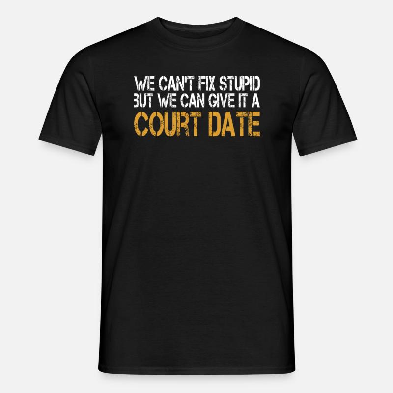 Stellvertretender Sheriff Polizei Gesetz - Männer T-Shirt - Schwarz