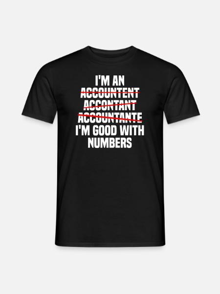 Wirtschaftsprüfer Steuerprüfer Examen - Mænd T-shirt - sort