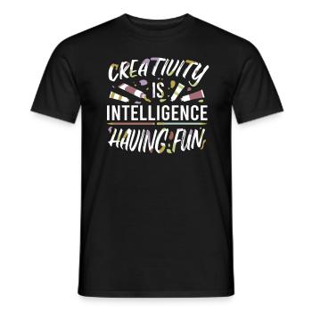 Peinture Art Peintre Artiste Art - T-shirt homme - noir - Devant - AI Model Male 178 light (178cm)