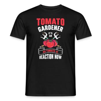 Tomato Gardening Lover Lustiger Gärtner - Männer T-Shirt - Schwarz - Vorne - AI Model Male 178 light (178cm)