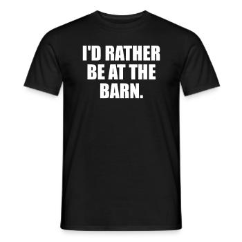 Funny Horse Girl Saying Outfit - Men's T-Shirt - black - Front - AI Model Male 178 light (178cm)