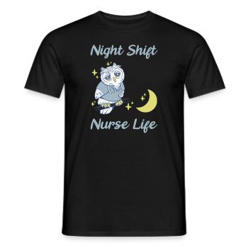 Emergency Nurse - Men's T-Shirt - black - Front - AI Model Male 178 light (178cm)