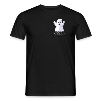 Joli costume fantôme d’Halloween - T-shirt homme - noir - Devant - AI Model Male 178 light (178cm)