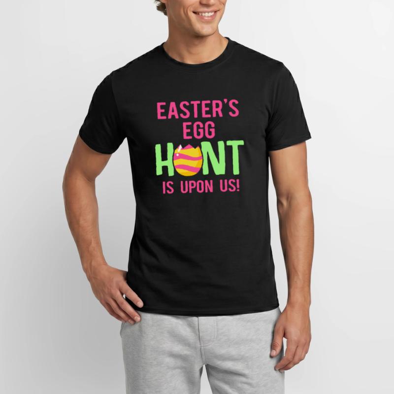 Easter Rabbit Easter Flowers Eggs Men's T-shirt