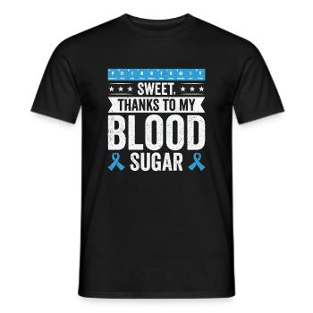 Diabetische Bauchspeicheldrüse - Männer T-Shirt - Schwarz - Vorne - AI Model Male 178 light (178cm)