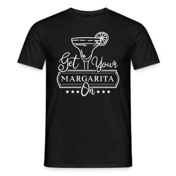 Margarita Und Mexikanischer Cocktail Cinco De Mayo - Männer T-Shirt - Schwarz - Vorne - AI Model Male 178 light (178cm)