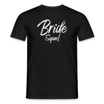 Bride Squad Braut Team Bride - Männer T-Shirt - Schwarz - Vorne - AI Model Male 178 light (178cm)