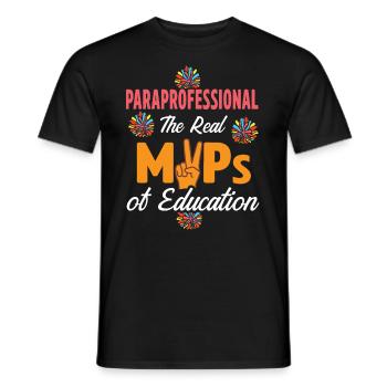 Hilfskraft Lehrerin Hilfserzieherin - Männer T-Shirt - Schwarz - Vorne - AI Model Male 178 light (178cm)