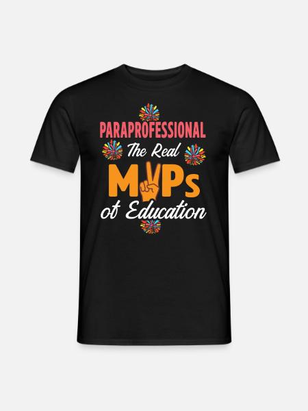 Aide-enseignante enseignante - T-shirt homme - noir