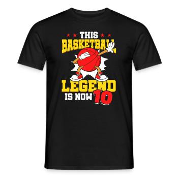 Diese Basketball-legende Ist Jetzt 10 Sports Kid - Männer T-Shirt - Schwarz - Vorne - AI Model Male 178 light (178cm)