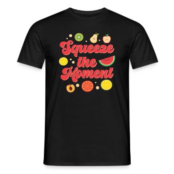 Fruchtig Weihnachten Urlaub Gesund Winter Saison - Männer T-Shirt - Schwarz - Vorne - AI Model Male 178 light (178cm)