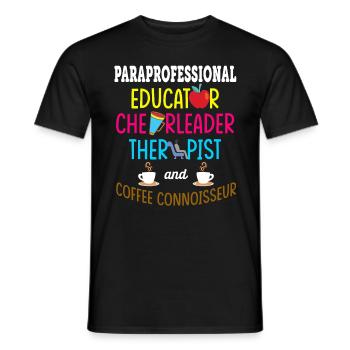 Hilfskraft Lehrerin Hilfserzieherin - Männer T-Shirt - Schwarz - Vorne - AI Model Male 178 light (178cm)