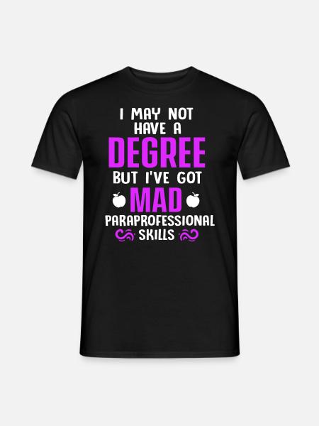 Paraprofessional Teacher Para Educator - Men's T-Shirt - black