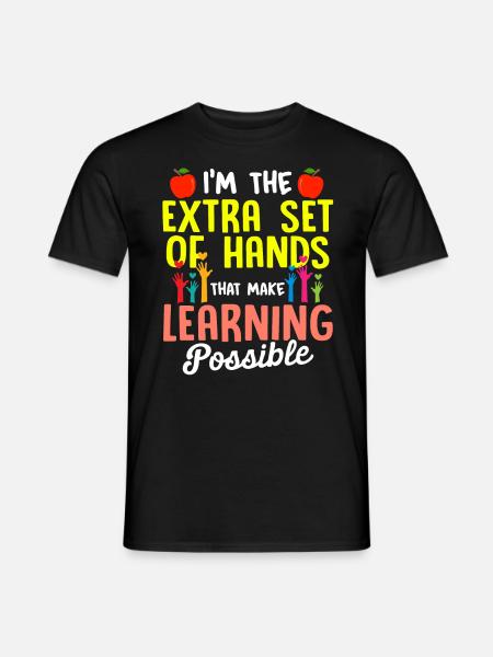 Paraprofessional Teacher Para Educator - Men's T-Shirt - black