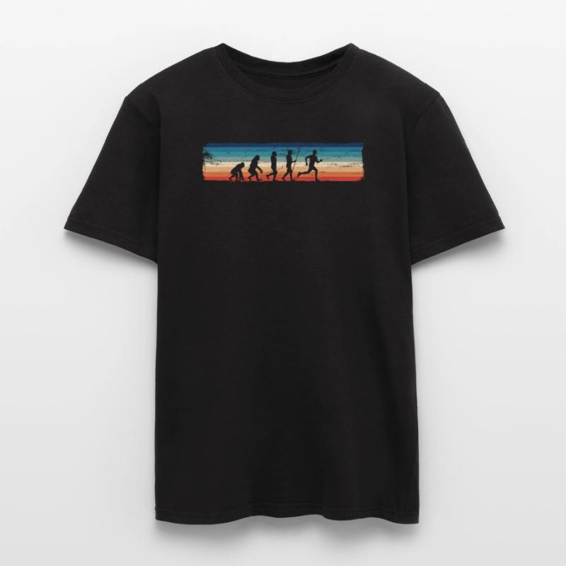 Retro Jogger Runner Evolution – Funnier Men's T-Shirt