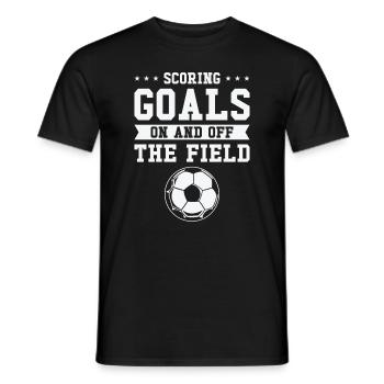 Journée internationale de la femme Objectif de la puissance du football féminin - T-shirt homme - noir - Devant - AI Model Male 178 light (178cm)