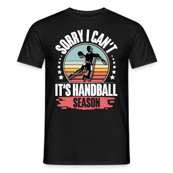 Handball Handballer - Männer T-Shirt - Schwarz - Vorne - AI Model Male 178 light (178cm)