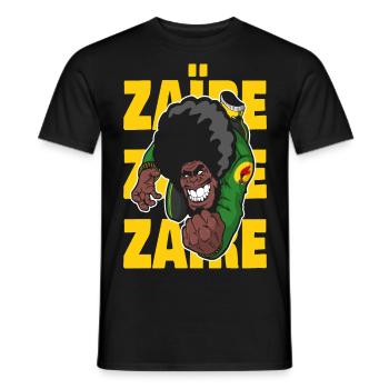 ZAÏRE - T-shirt homme - noir - Devant - AI Model Male 178 light (178cm)
