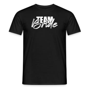 Team Bride Bachelorette Party Braut - T-shirt homme - noir - Devant - AI Model Male 178 light (178cm)