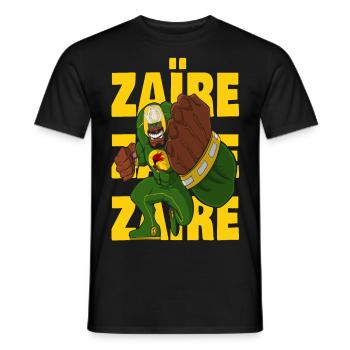 ZAÏRE - T-shirt homme - noir - Devant - AI Model Male 178 light (178cm)
