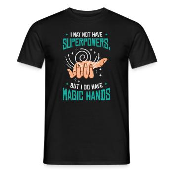 Massagetherapeutin Therapie lizenzierter Masseur - Männer T-Shirt - Schwarz - Vorne - AI Model Male 178 light (178cm)