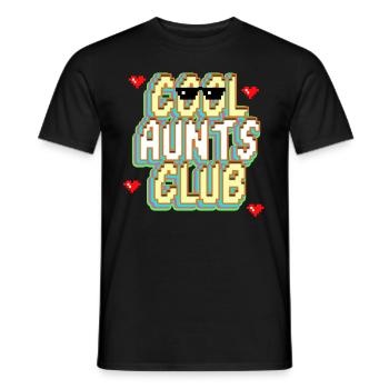 Cool Tanten Club - Männer T-Shirt - Schwarz - Vorne - AI Model Male 178 light (178cm)