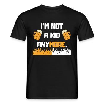Legal age - Men's T-Shirt - black - Front - AI Model Male 178 light (178cm)