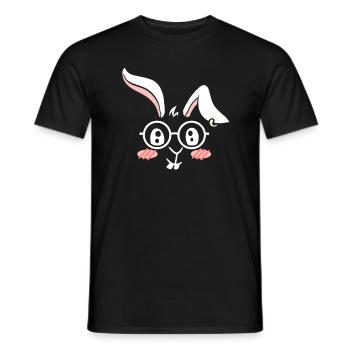 Easter Holiday Rabbit Easter Happy Easter - Men's T-Shirt - black - Front - AI Model Male 178 light (178cm)