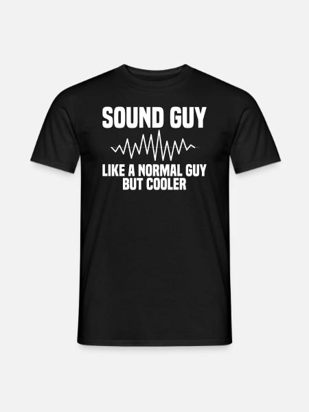 Tontechniker Tontechniker Musik - Männer T-Shirt - Schwarz
