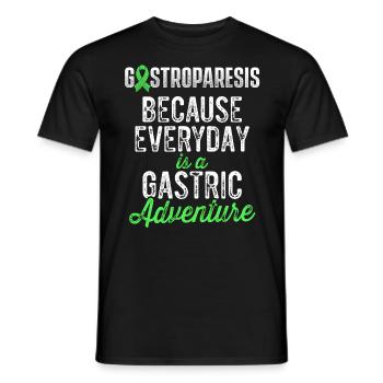 Guerrier de la sensibilisation à la gastroparésie Survivant - T-shirt homme - noir - Devant - AI Model Male 178 light (178cm)