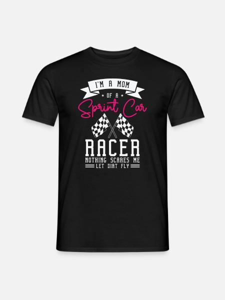 Sprint Car Dirt Track Racing - Men's T-Shirt - black