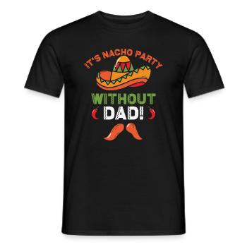 Cinco de Mayo Feiertag Eltern Fiesta Party - Männer T-Shirt - Schwarz - Vorne - AI Model Male 178 light (178cm)