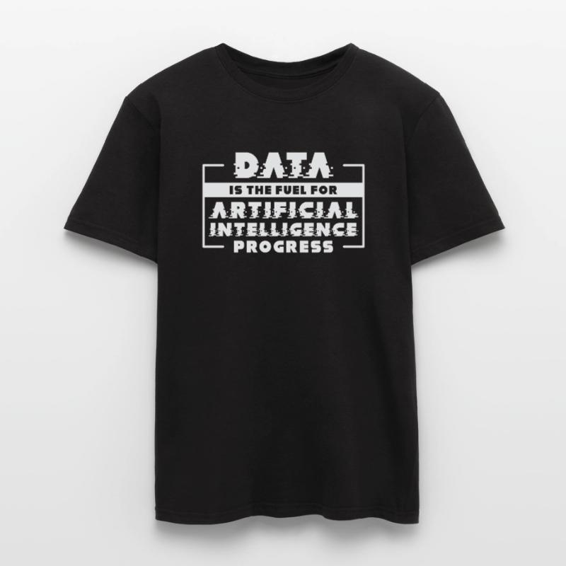 Machine de progrès de l’intelligence artificielle T-shirt homme