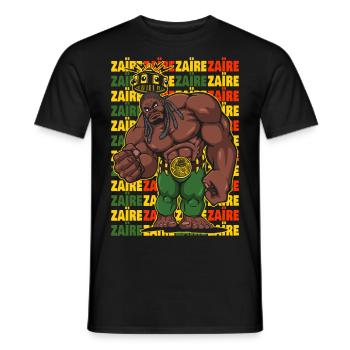 KING ZAÏRE - T-shirt homme - noir - Devant - AI Model Male 178 light (178cm)