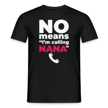 Grandparents Day Grandma Spoiling Favorite - Men's T-Shirt - black - Front - AI Model Male 178 light (178cm)