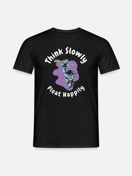 Astronaute de l’espace Animaux sauvages flottants Reptile - T-shirt homme - noir