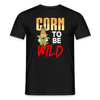 culture du maïs cultures agriculture - T-shirt homme - noir - Devant - AI Model Male 178 light (178cm)